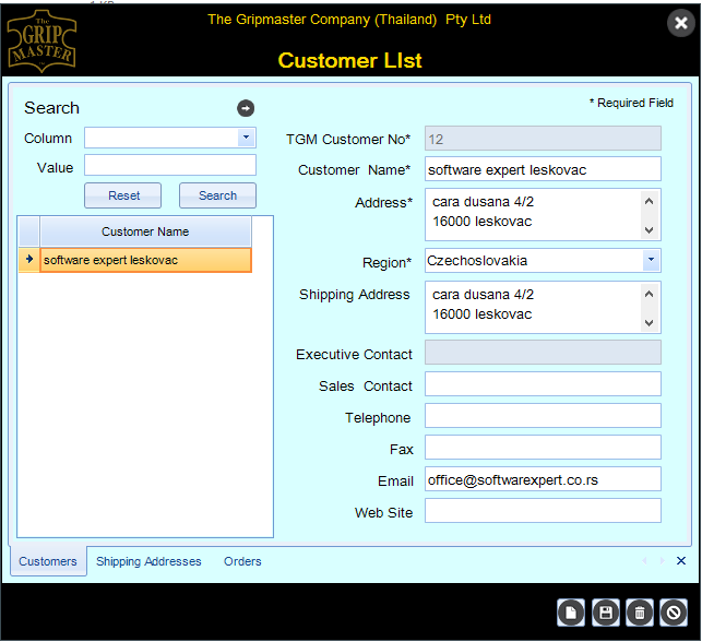 GIA Production Management System