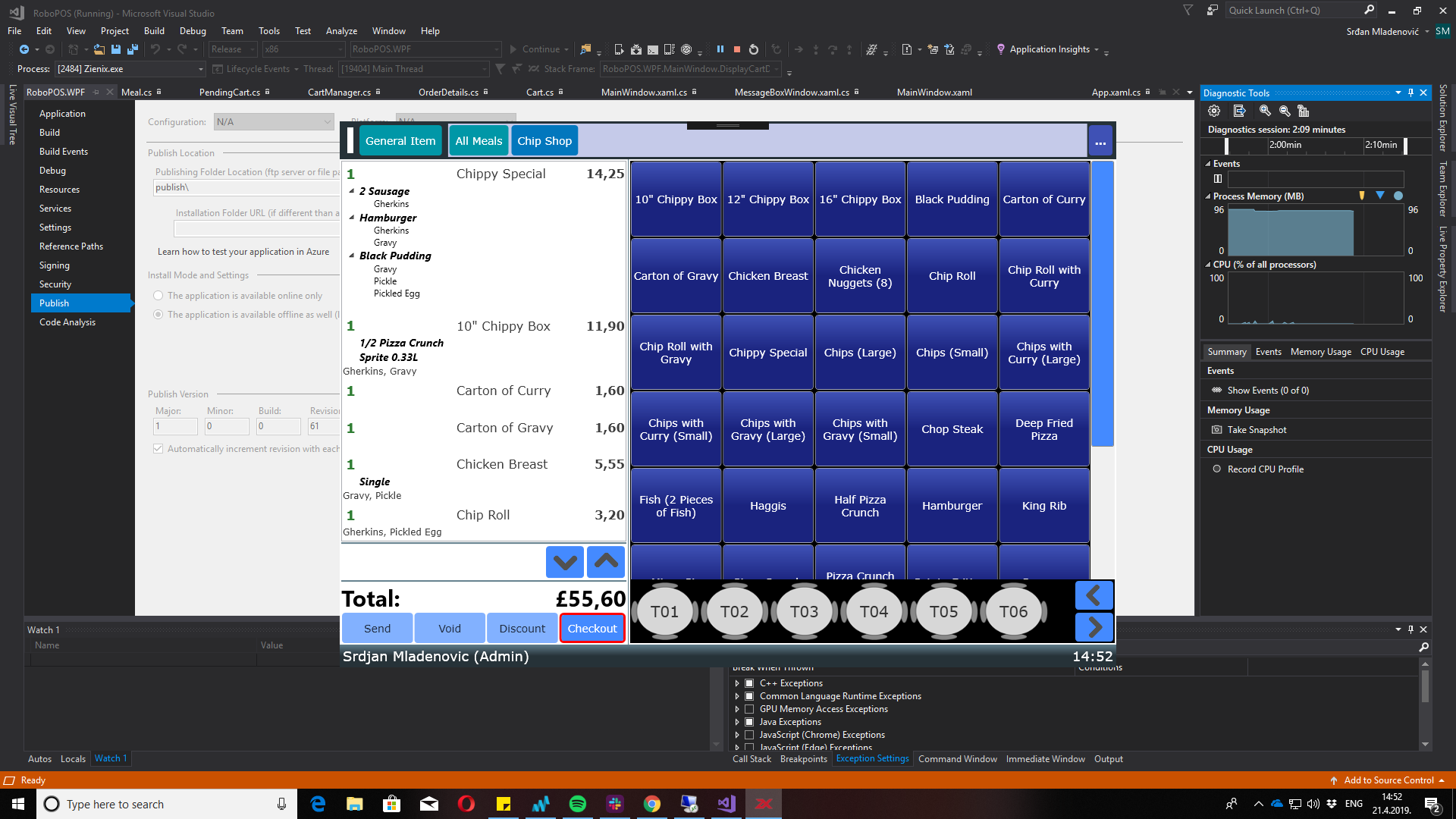 Windows app developer using WPF