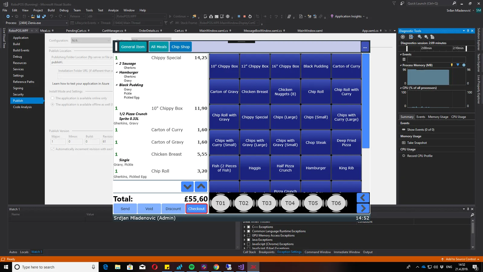 Windows app developer using WPF